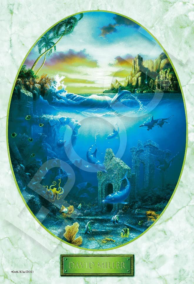 EPOCH 28-339S Jigsaw Puzzle Dolphin Gathering David Miller Glow In The Dark 300 Pieces- Japan Figure Store - #1 Bring To You The Best Japanese Goods