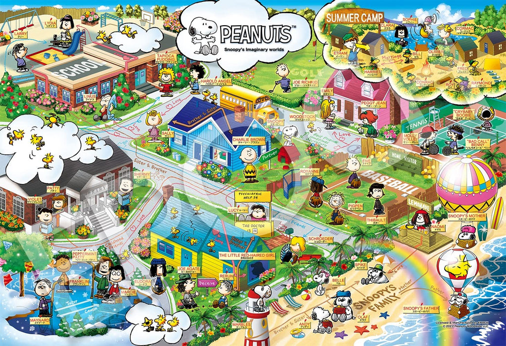 300 Piece Jigsaw Puzzle Snoopy Imaginary World (26 X 38 Cm)- Japan Figure Store - #1 Bring To You The Best Japanese Goods