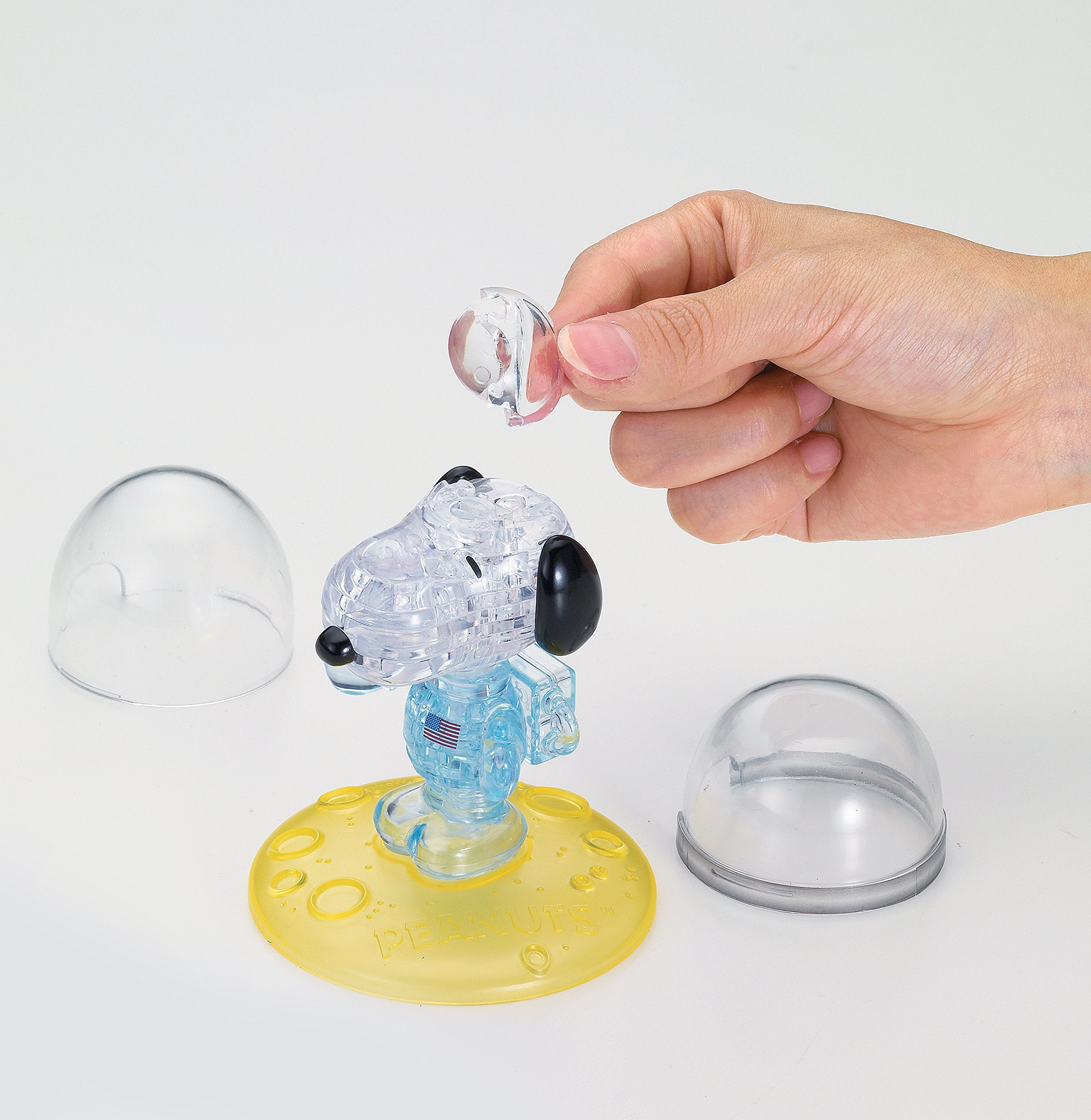 Beverly Crystal 3D Puzzle 485636 Snoopy Astronaut (35 Pieces) Snoopy 3D Puzzle- Japan Figure Store - #1 Bring To You The Best Japanese Goods