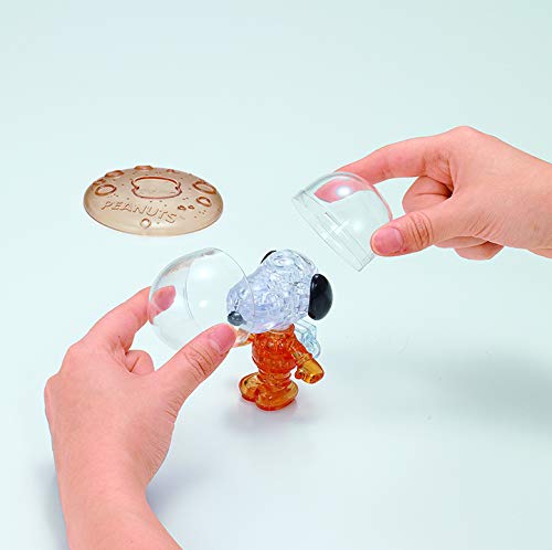 BEVERLY Crystal 3D Puzzle 486862 Snoopy Orange Astronaut- Japan Figure Store - #1 Bring To You The Best Japanese Goods