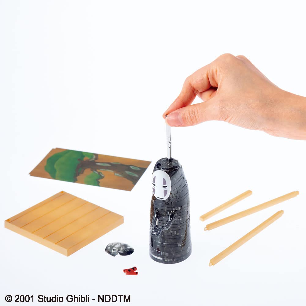 BEVERLY 50282 Crystal 3D Puzzle Studio Ghibli Spirited Away No-Face 44 Pieces- Japan Figure Store - #1 Bring To You The Best Japanese Goods