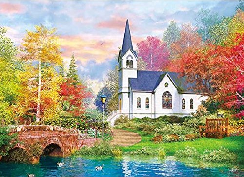 APPLEONE Jigsaw Puzzle 500-233 Dominic Davison White Church Hill 500 Pieces- Japan Figure Store - #1 Bring To You The Best Japanese Goods
