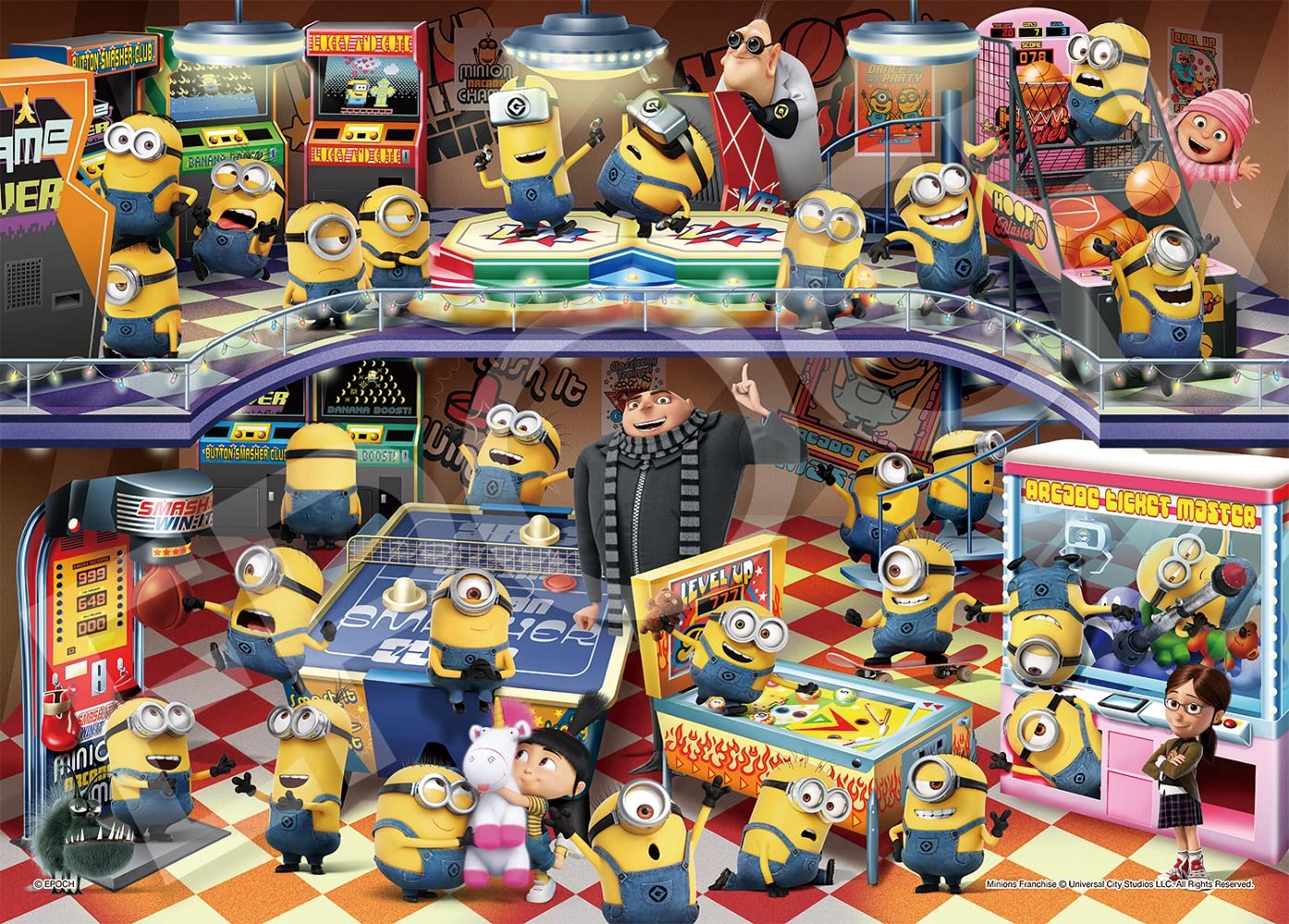 EPOCH 06-521S Jigsaw Puzzle Super Game Center Minions 500 Pieces- Japan Figure Store - #1 Bring To You The Best Japanese Goods