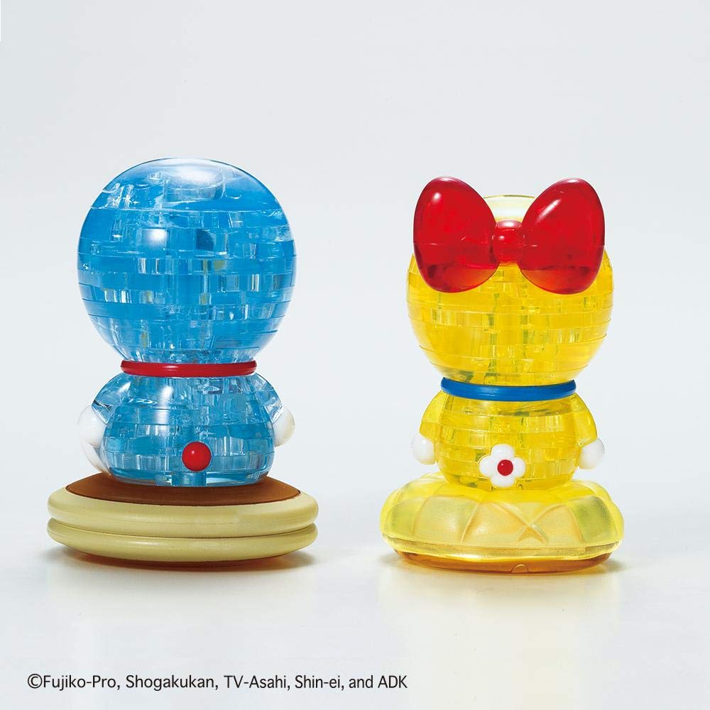 Beverly Crystal 3D Puzzle 487173 Doraemon & Dorami 3D Crystal Doraemon Puzzle- Japan Figure Store - #1 Bring To You The Best Japanese Goods