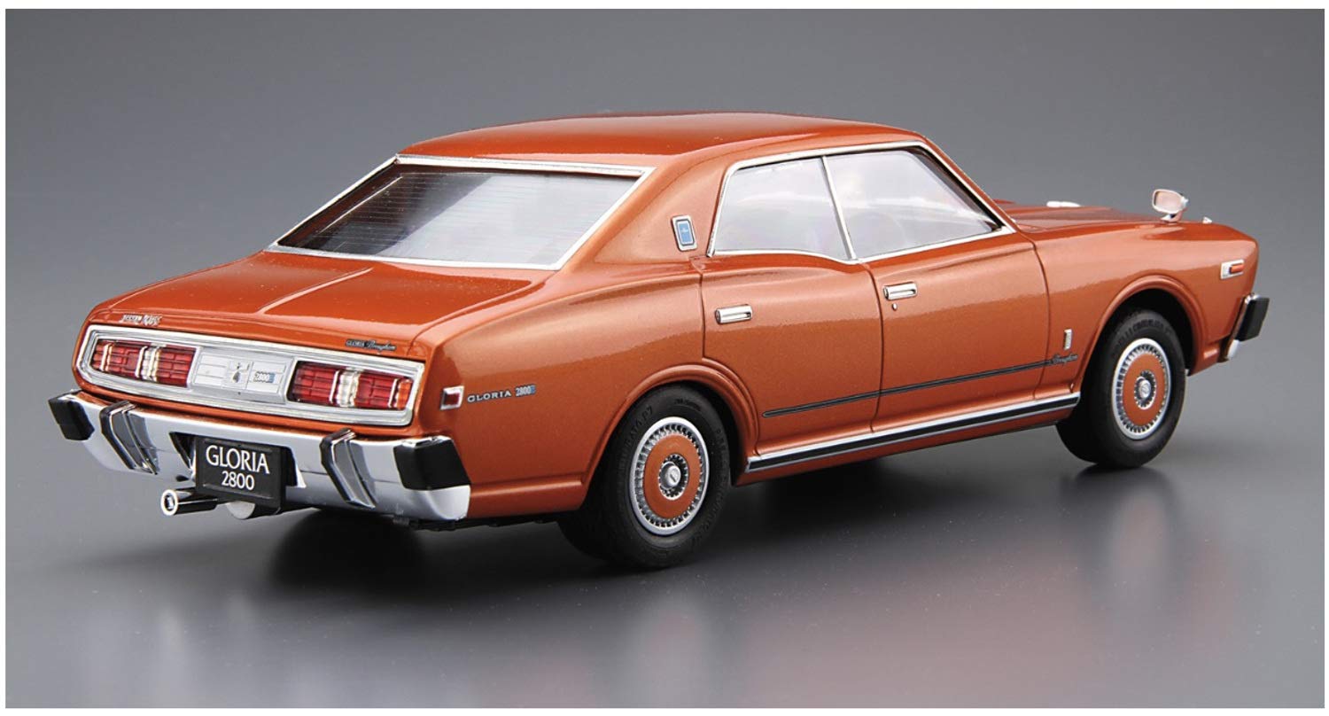 AOSHIMA The Model Car 1/24 Nissan P332 Cedric/Gloria 4Ht280E Brougham '78 Plastic Model- Japan Figure Store - #1 Bring To You The Best Japanese Goods
