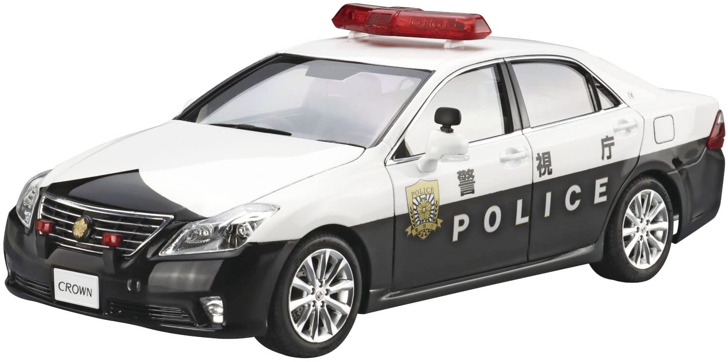 AOSHIMA The Patrol Car 1/24 No.6 Toyota Crown Grs202 Plastic Model- Japan Figure Store - #1 Bring To You The Best Japanese Goods