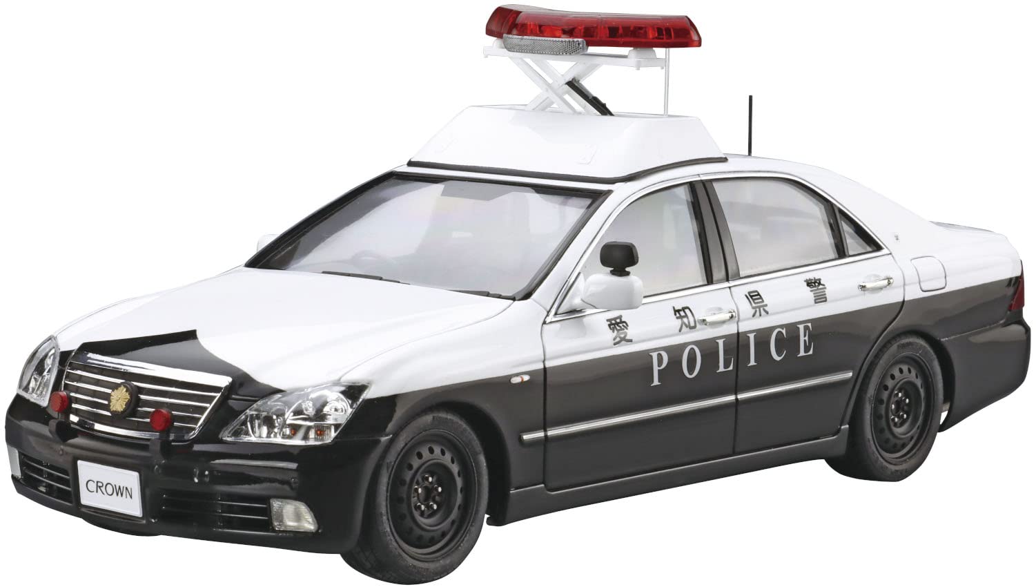 AOSHIMA The Patrol Car 1/24 No.7 Toyota Grs180 Crown Patrol Car For Traffic Plastic Model- Japan Figure Store - #1 Bring To You The Best Japanese Goods