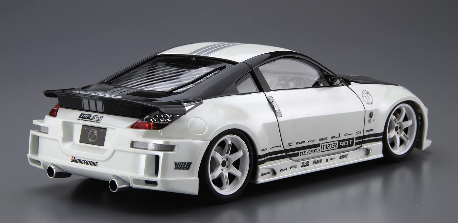 AOSHIMA The Tuned Car 1/24 Top Secret Z33 Fairlady Z '05 Nissan Plastic Model- Japan Figure Store - #1 Bring To You The Best Japanese Goods