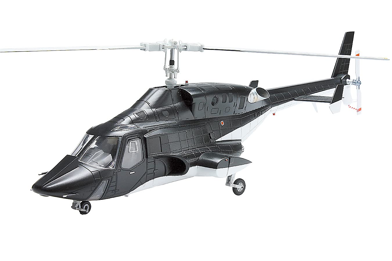Aoshima Bunka Kyozai Movie Mecha Series Aw-01 Airwolf With Clear Body 1/24 Scale Plastic Model- Japan Figure Store - #1 Bring To You The Best Japanese Goods