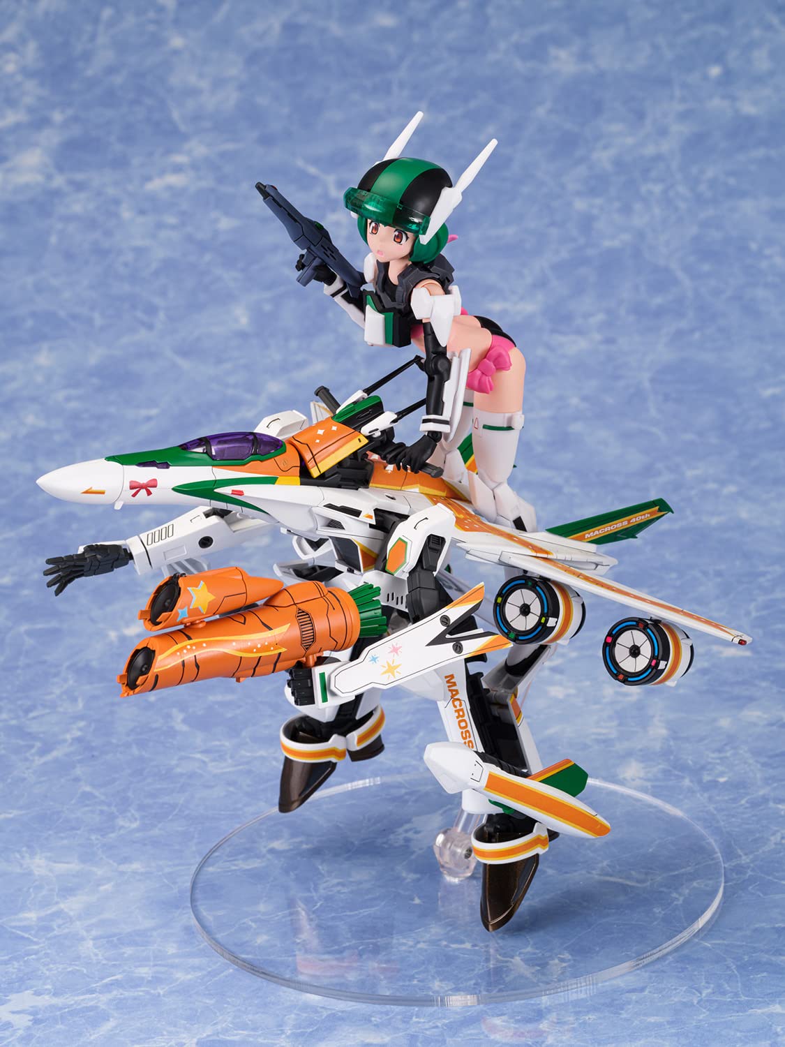 Macross Frontier Ranka Lee Aoshima Character Kit Selection Mc-10 V.F.G. Vf-25F Messiah 40Th Aniversary Aoshima- Japan Figure Store - #1 Bring To You The Best Japanese Goods