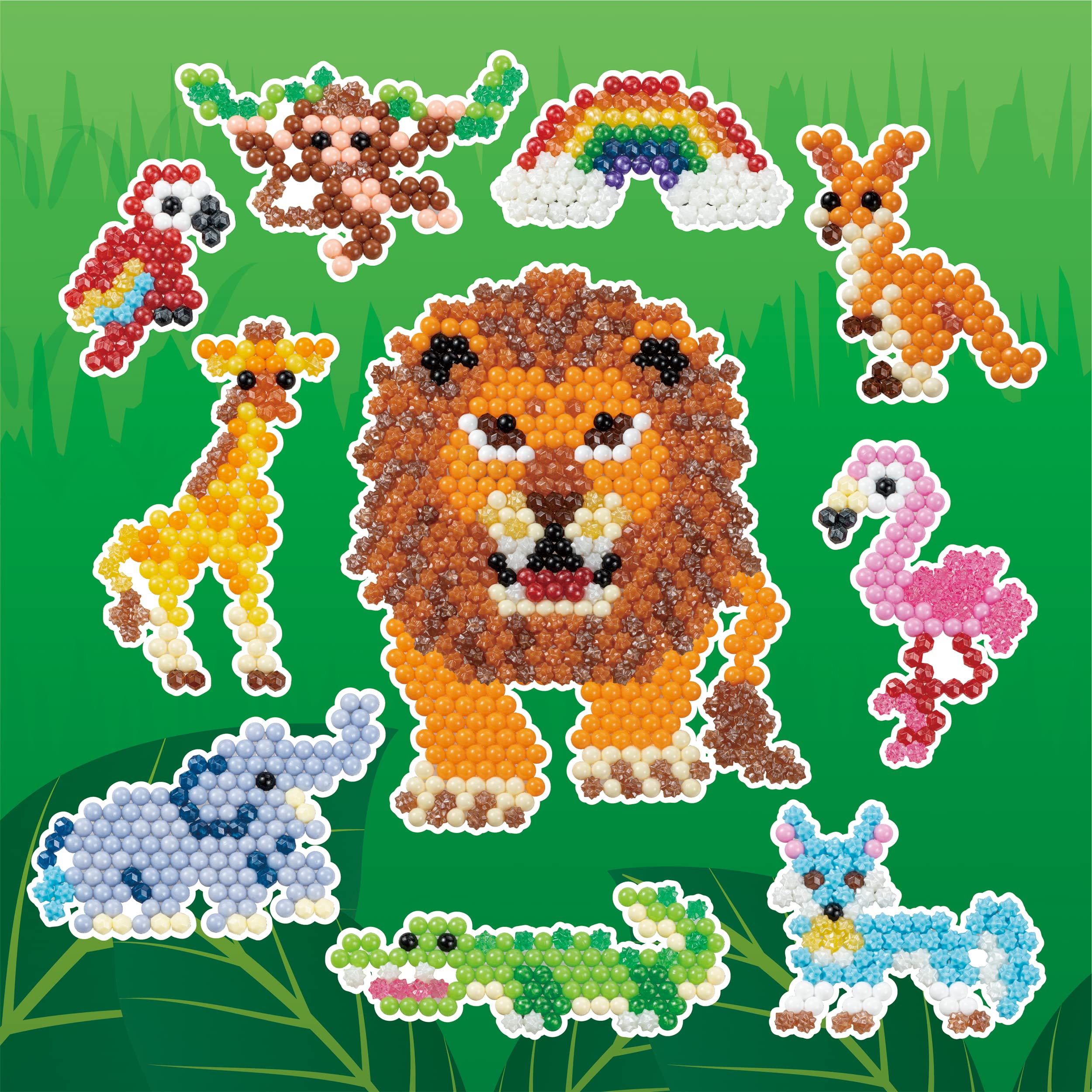 Epoch Wild Safari Aquabeads Set AQ-358 Water Sticking Bead Toys for Ages 6+- Japan Figure Store - #1 Bring To You The Best Japanese Goods