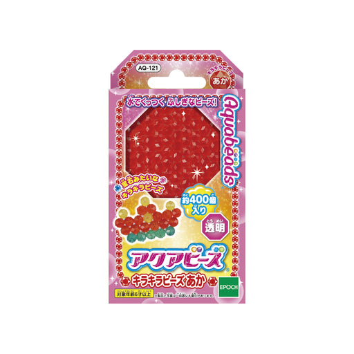 Epoch Aquabeads Glitter Beads Red for Ages 6 and Up Toy Water Sticks AQ-121- Japan Figure Store - #1 Bring To You The Best Japanese Goods