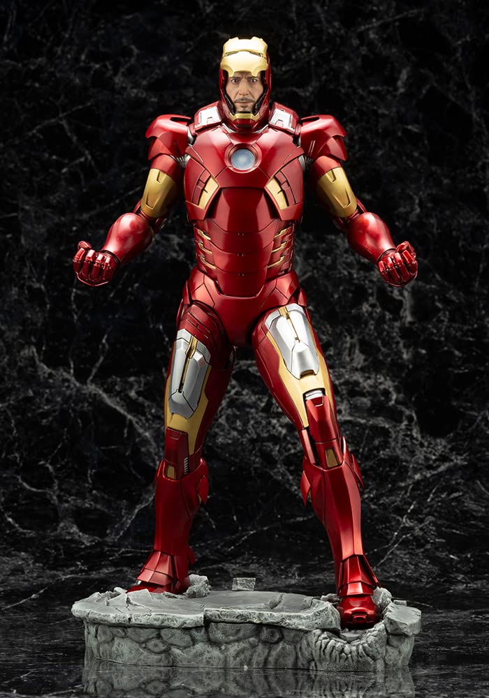 Artfx Avengers Iron Man Mark 7 -Avengers- 1/6 Scale Pvc Painted Simple Assembly Figure Mk313- Japan Figure Store - #1 Bring To You The Best Japanese Goods