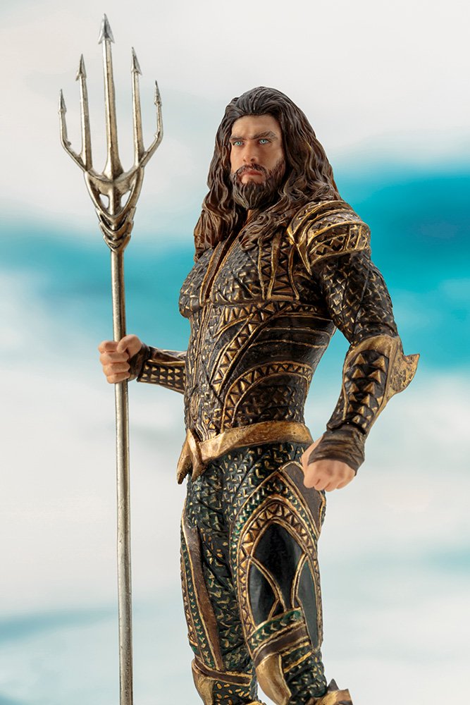 KOTOBUKIYA Artfx+ Aquaman 1/10 Figure Justice League- Japan Figure Store - #1 Bring To You The Best Japanese Goods