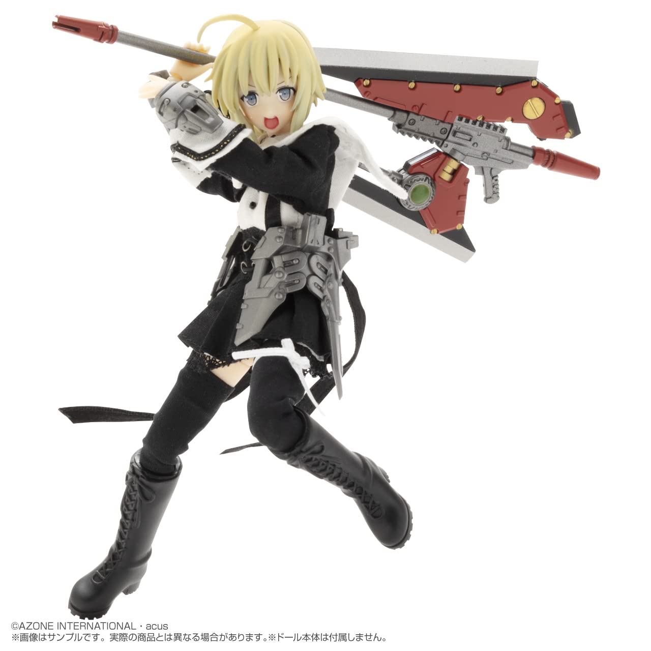 Azone Intl Japan Assault Lily Asterion Red 1/12 Plastic Assembled & Painted Arms Collection Aas001-Asr- Japan Figure Store - #1 Bring To You The Best Japanese Goods