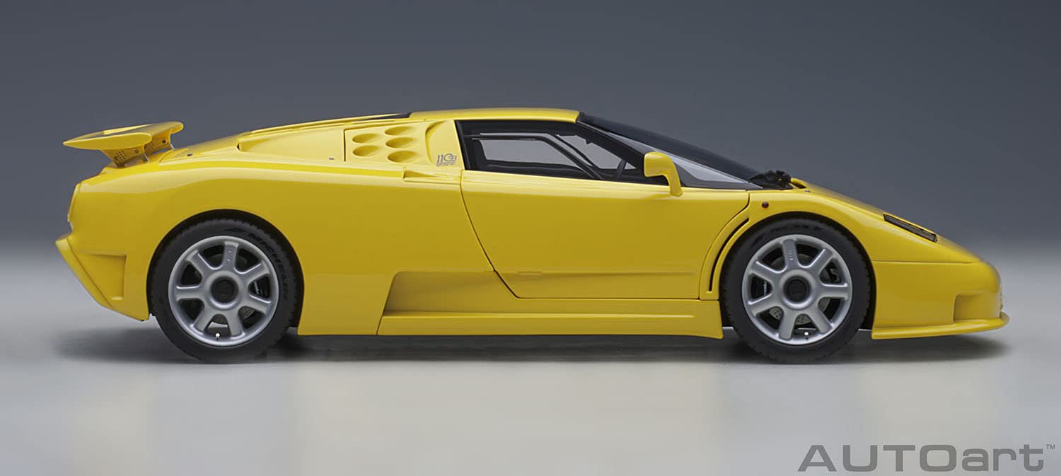 Autoart 1/18 Bugatti Eb110 SS Yellow 70918- Japan Figure Store - #1 Bring To You The Best Japanese Goods