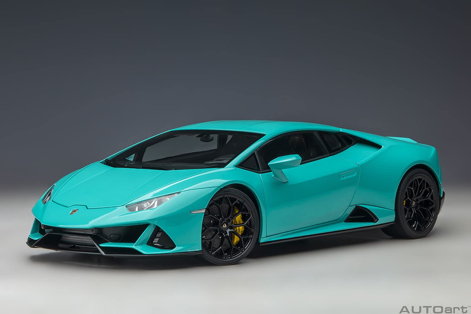 Autoart 1/18 Lamborghini Huracan Evo Turquoise Blue- Japan Figure Store - #1 Bring To You The Best Japanese Goods