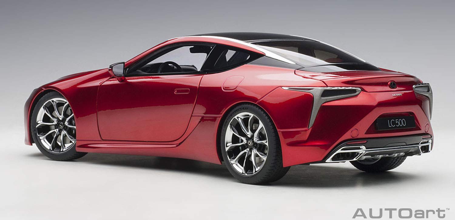 Autoart 1/18 Lexus LC500 Red/Dark Rose- Japan Figure Store - #1 Bring To You The Best Japanese Goods