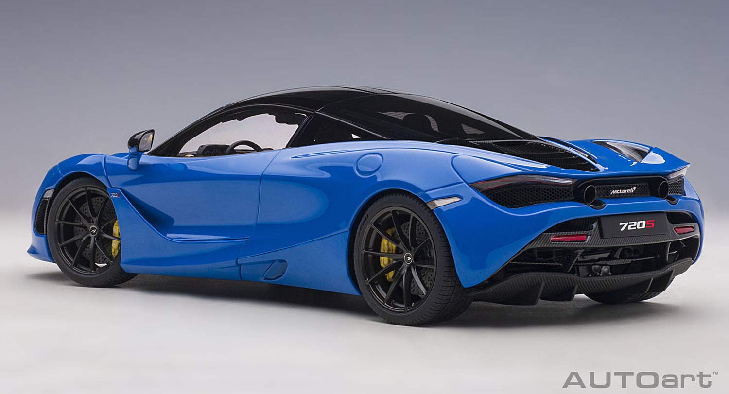 Autoart Mclaren 720S 1/18 Scale Model Car in Metallic Blue Finish- Japan Figure Store - #1 Bring To You The Best Japanese Goods