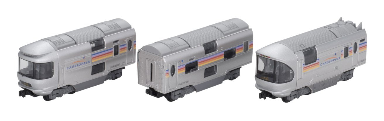 BANDAI - B-Train Shorty Sleeping Express 'Cassiopeia' Set B 3 Cars Set - N Scale- Japan Figure Store - #1 Bring To You The Best Japanese Goods