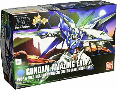Bandai Hgbf 1/144 Gundam Amazing Exia Gundam Plastic Model Kit - Japan Figure