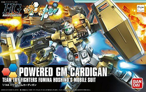 Bandai Hgbf 1/144 Powered Gm Cardigan Gundam Plastic Model Kit- Japan Figure Store - #1 Bring To You The Best Japanese Goods
