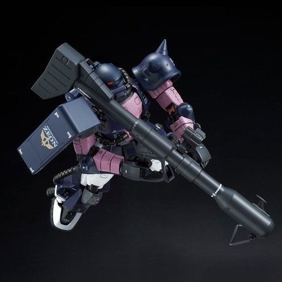 Bandai Rg 1/144 Ms-06r-1a Black Tri-stars Zaku Ii Model Kit Gundam Msv- Japan Figure Store - #1 Bring To You The Best Japanese Goods