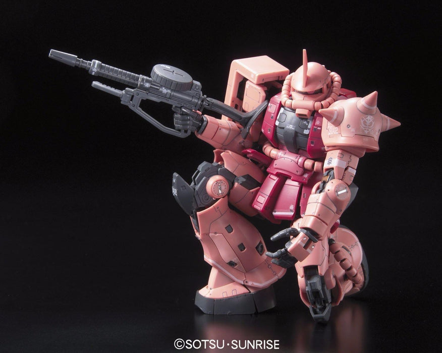 Bandai Rg 1/144 Ms-06s Zaku Ii Char's Custom Plastic Model Kit- Japan Figure Store - #1 Bring To You The Best Japanese Goods