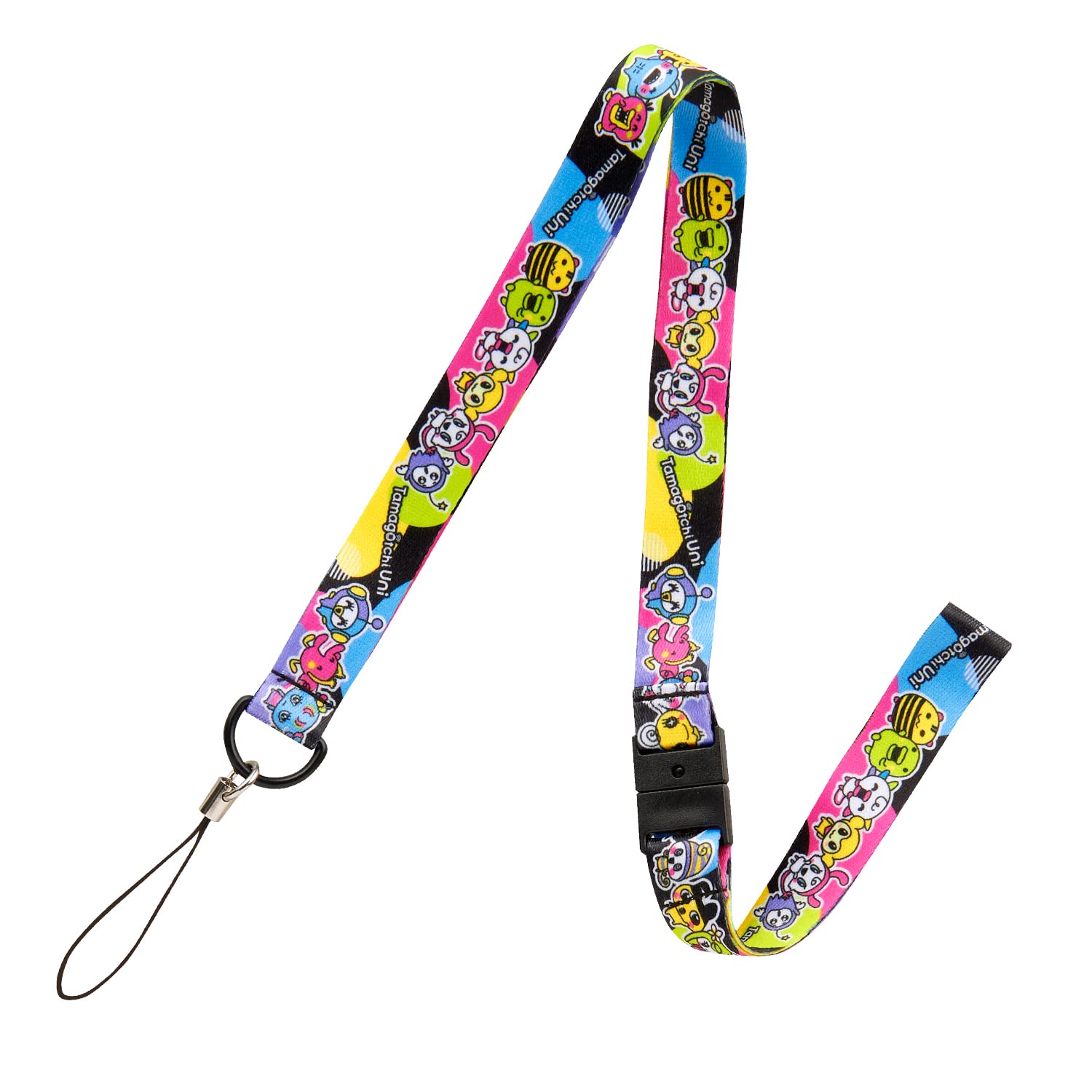 Bandai Tamagotchi Unique Uni Neck Strap in Black- Japan Figure Store - #1 Bring To You The Best Japanese Goods