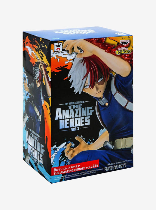 Banpresto My Hero Academia Shoto Todoroki The Amazing Heroes Vol 2 Figurine 15Cm- Japan Figure Store - #1 Bring To You The Best Japanese Goods
