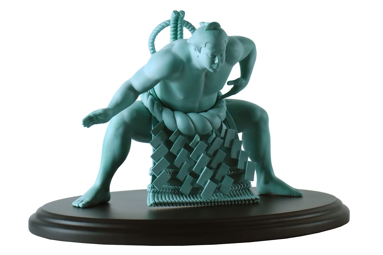 Bell Fine 58Th Yokozuna Chiyonofuji Green Blue Specification Model 1/8 Scale Polystone Pre-Painted Complete Figure- Japan Figure Store - #1 Bring To You The Best Japanese Goods