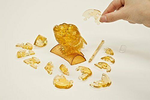 Beverly 3d Crystal Puzzle Owl Gold 50191 42 Pcs- Japan Figure Store - #1 Bring To You The Best Japanese Goods