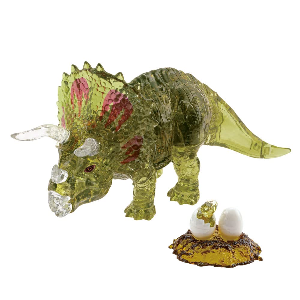 Beverly 61 Piece Crystal Puzzle Trikeratops Green 50286- Japan Figure Store - #1 Bring To You The Best Japanese Goods