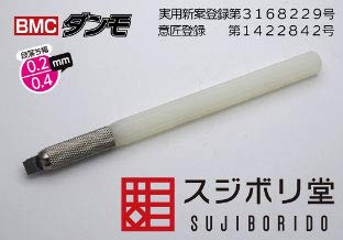 SUJIBORIDO Bmd010 Bmc Danmo 0.2/0.4Mm Gap & Panel Line Scraper- Japan Figure Store - #1 Bring To You The Best Japanese Goods