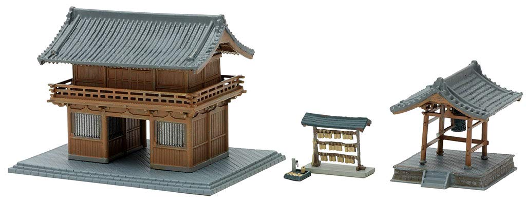 Tomytec Building Collection - Kenkore 029-4 Temple B4 Bell Tower & Roumon Diorama Supplies- Japan Figure Store - #1 Bring To You The Best Japanese Goods