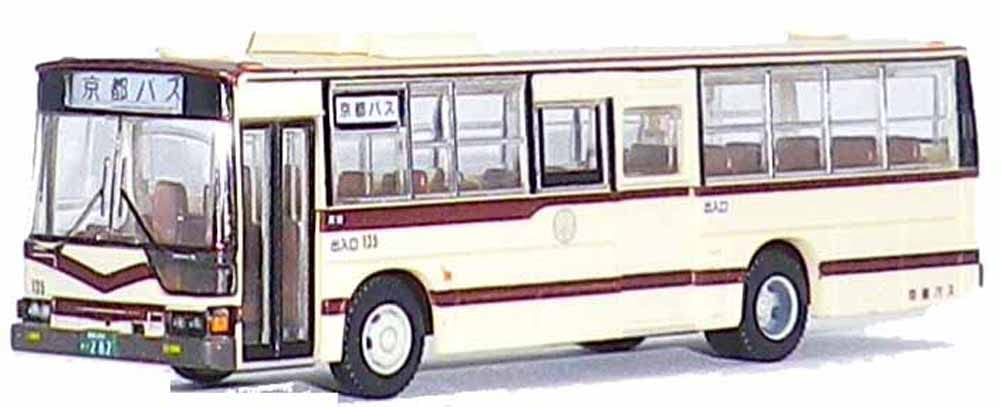 Tomytec Bus Collection - Kyoto Bus No. 135 Mitsubishi Fuso Aerostar K Model- Japan Figure Store - #1 Bring To You The Best Japanese Goods