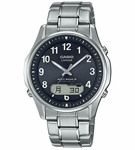 Casio Lineage Lcw-m100tse-1a2jf Solar Radio Men's Watch Titanium - Japan Figure
