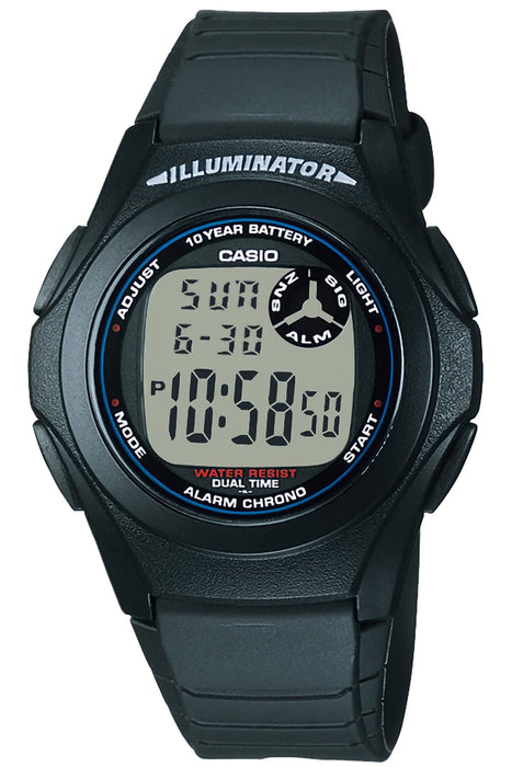 Casio F-200W-1Ajh Mens Black Watch- Japan Figure Store - #1 Bring To You The Best Japanese Goods
