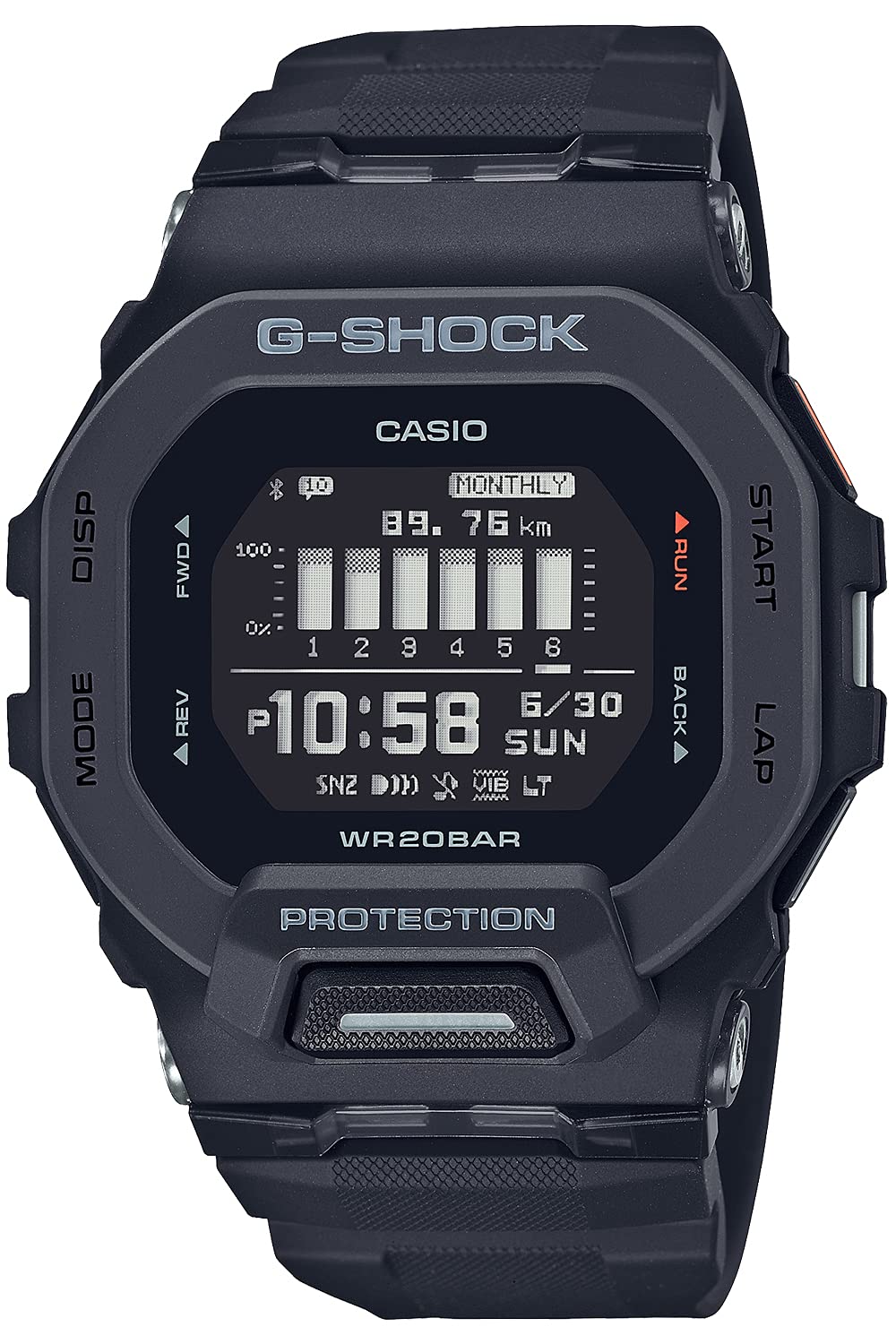 Casio G-Shock GBD-200-1JF Men's Watch in Sleek Black- Japan Figure Store - #1 Bring To You The Best Japanese Goods
