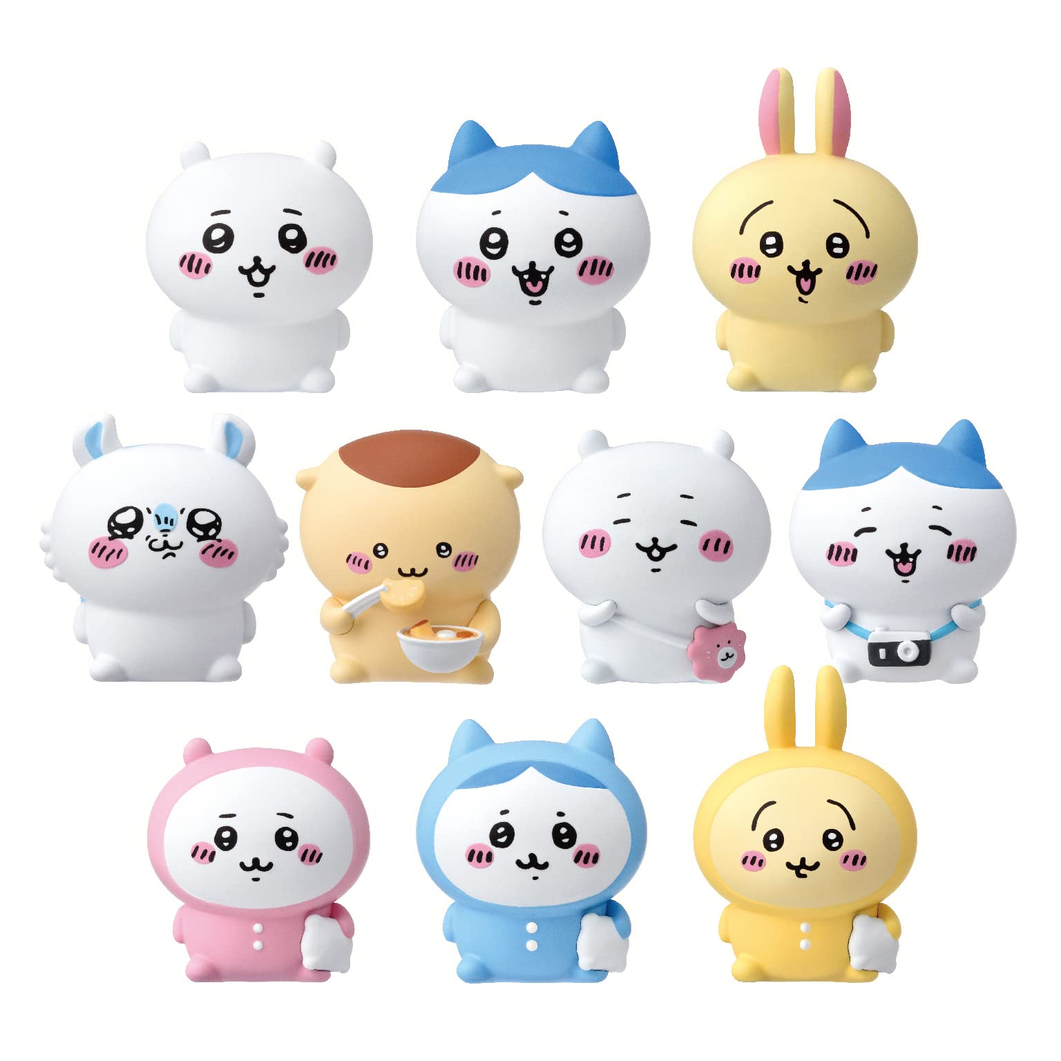 ENSKY Chiikawa Sofubi Puppet Mascot 10Pcs Box- Japan Figure Store - #1 Bring To You The Best Japanese Goods