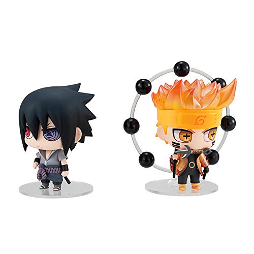 Chimi Mega Buddy Series! Naruto Shippuden Uzumaki Naruto Uchiha Sasuke Shinobi World War Set Approx. 65Mm Pvc Pre-Painted Complete Figure- Japan Figure Store - #1 Bring To You The Best Japanese Goods
