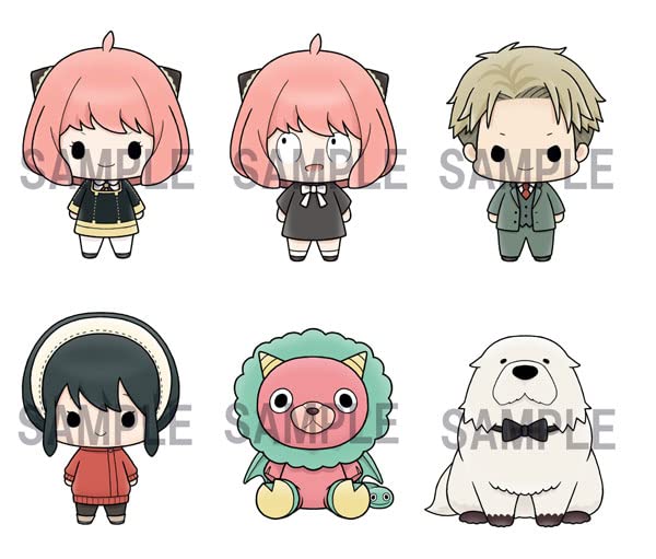 Megahouse Chokorin Mascot Spy x Family Set Of 6 Japanese Completed Pvc Figures- Japan Figure Store - #1 Bring To You The Best Japanese Goods