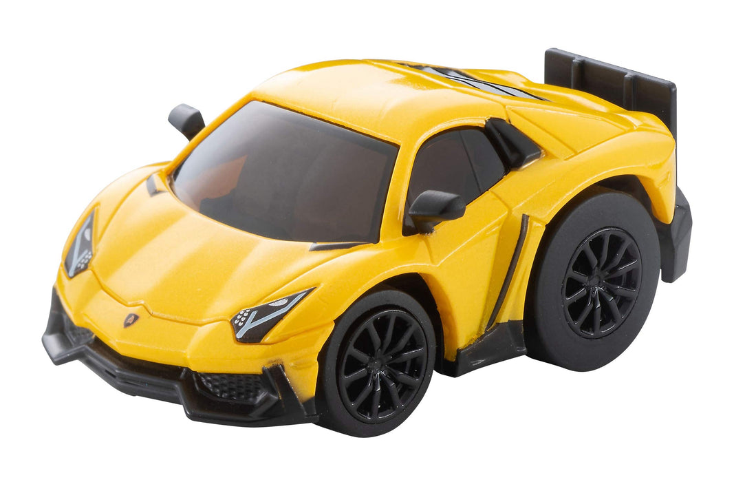Tomytec Lamborghini Aventador 50th Anniversary Choro Qzero Z-75A Finished Yellow Model- Japan Figure Store - #1 Bring To You The Best Japanese Goods