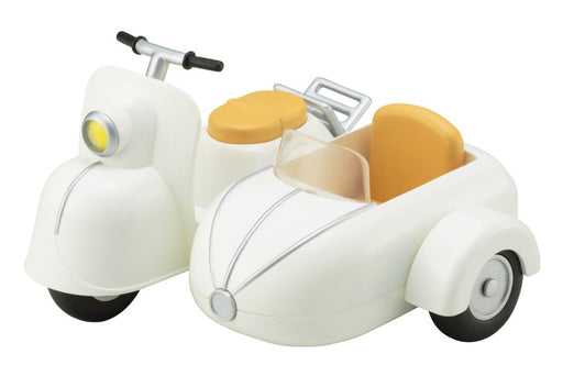 KOTOBUKIYA Ade56 Cu-Poche Extra Bike & Sidecar Milk White- Japan Figure Store - #1 Bring To You The Best Japanese Goods