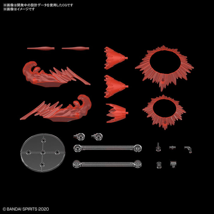 BANDAI 30Mm 1/144 Customize Effect Action Image Ver. Red Plastic Model- Japan Figure Store - #1 Bring To You The Best Japanese Goods