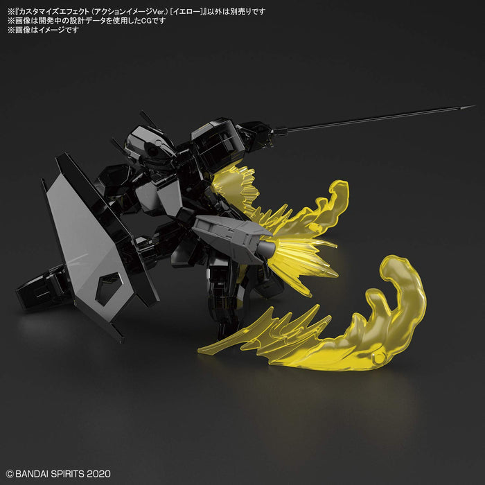 BANDAI 30Mm 1/144 Customize Effect Action Image Ver. Yellow Plastic Model- Japan Figure Store - #1 Bring To You The Best Japanese Goods