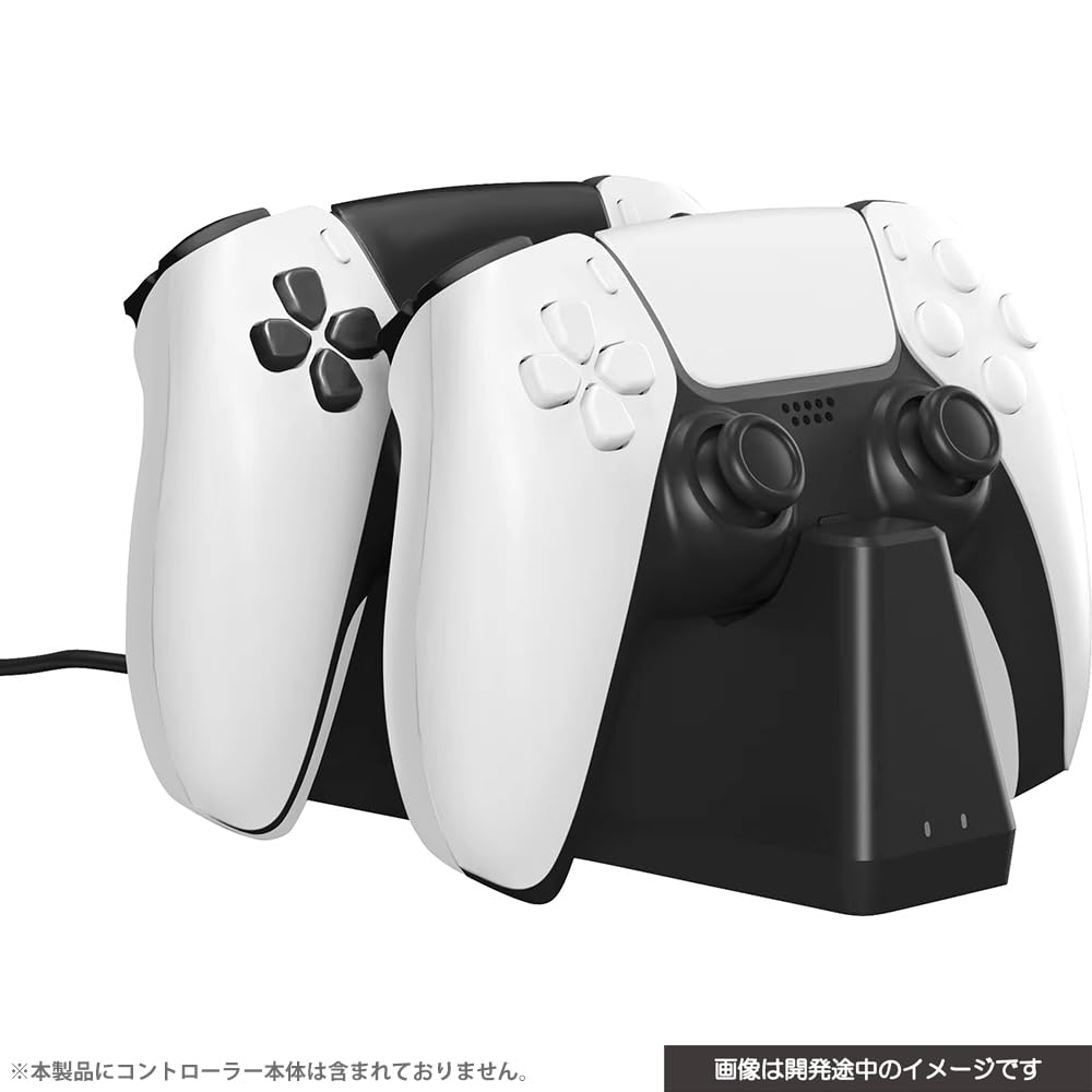 Cyber Gadget Dualsense Edge/Dualsense Double Charging Stand Black PS5- Japan Figure Store - #1 Bring To You The Best Japanese Goods