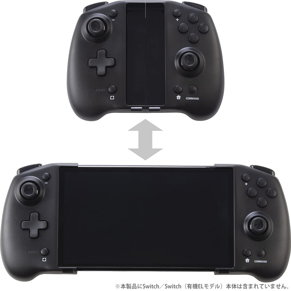 Cyber Gadget Double Style Controller Black - Switch- Japan Figure Store - #1 Bring To You The Best Japanese Goods