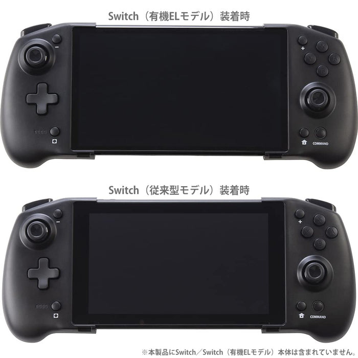 Cyber Gadget Double Style Controller Black - Switch- Japan Figure Store - #1 Bring To You The Best Japanese Goods