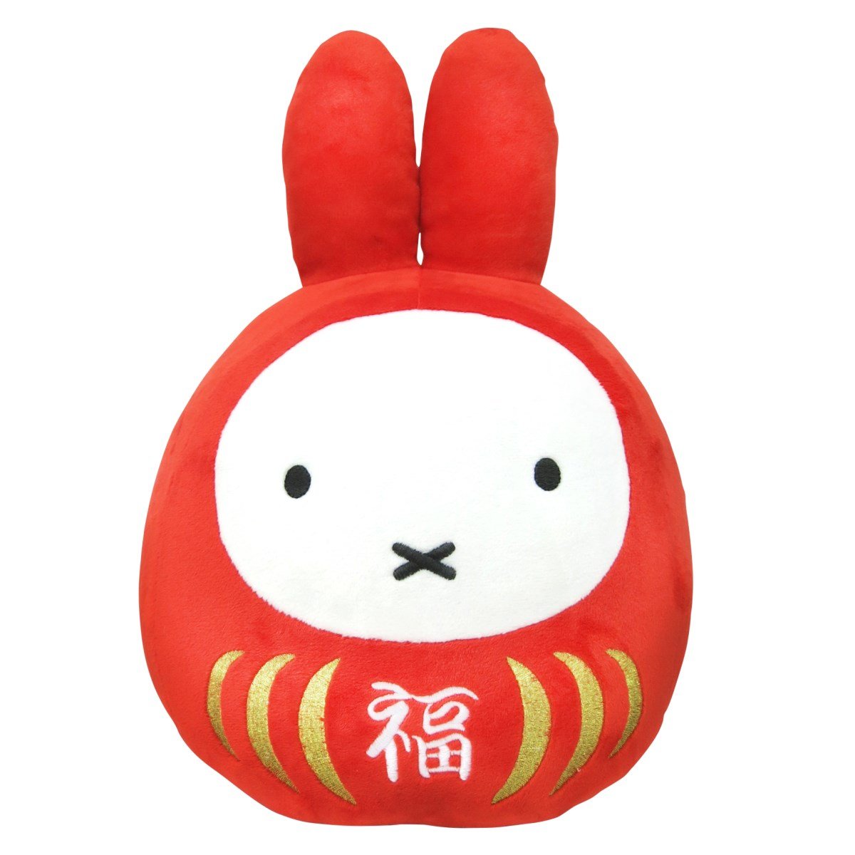 Miffy Lucky Daruma Plush Toy by Sekiguchi 20cm 609574- Japan Figure Store - #1 Bring To You The Best Japanese Goods